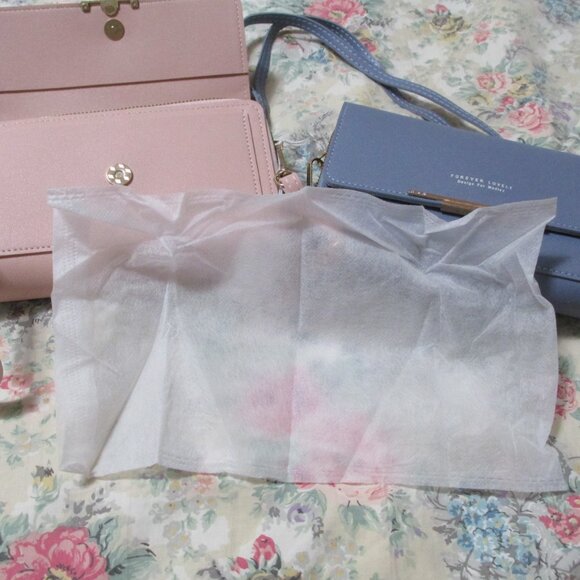 A718-NEW Forever Lovely Crossbody Dual Zip Wallet/Phone Case-3 colors - Picture 5 of 5